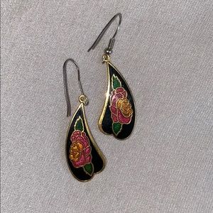 Vintage Floral Earrings